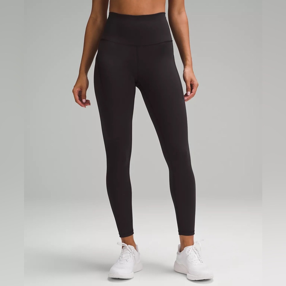 Lululemon Wunder Train Hi-Rise Tights with Pockets - Black Size 2